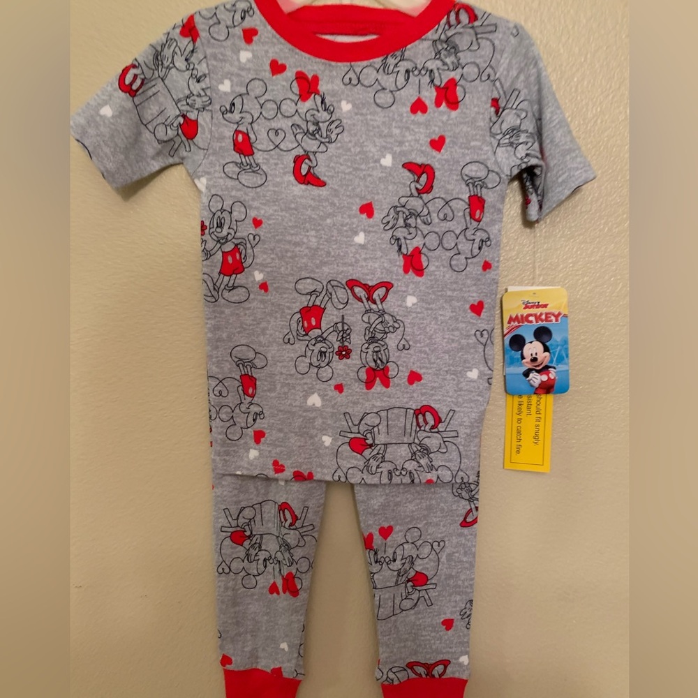 Toddler cotton, two piece pajama set